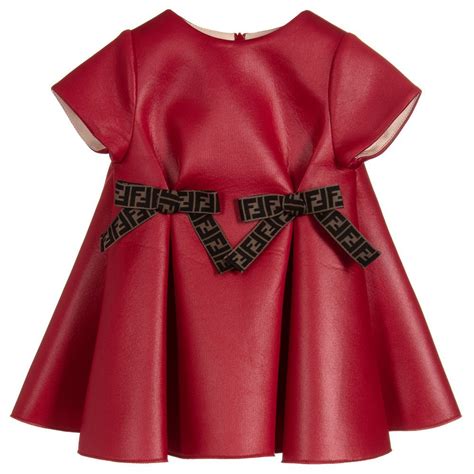 fendi dress red|fendi dress girl.